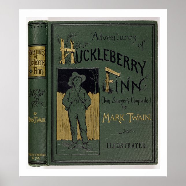 Cover of 'Adventures of Huckleberry Finn' von Mark Poster (Vorne)