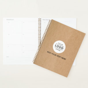 Cover Spirale mit benutzerdefiniertem Logo Planer