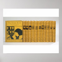 Cover- und Wirbelsäulendesigns für "The Yellow Boo
