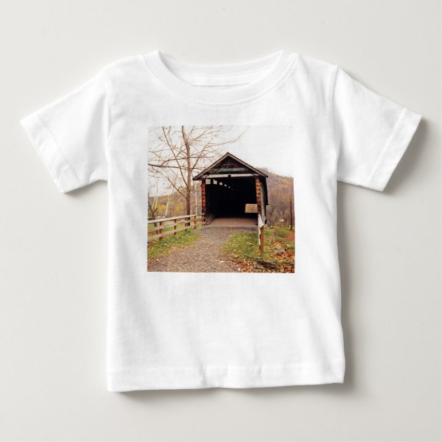 Covered Bridge Baby T-shirt (Vorderseite)