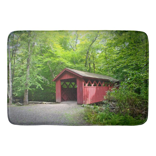 Covered Bridge Bath Mat Badematte (Vorderseite)