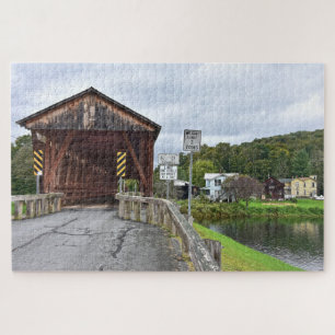 Covered Bridge, Downsville, New York Puzzle