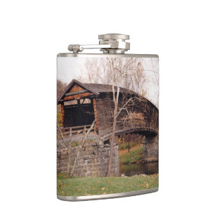 Covered Bridge Flachmann