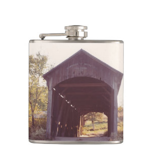 Covered Bridge Flachmann