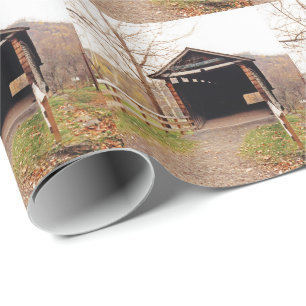 Covered Bridge Geschenkpapier