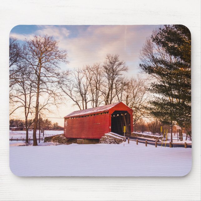 Covered Bridge in Frederick Landkreis Maryland Mousepad (Vorne)