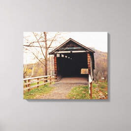 Covered Bridge Leinwanddruck