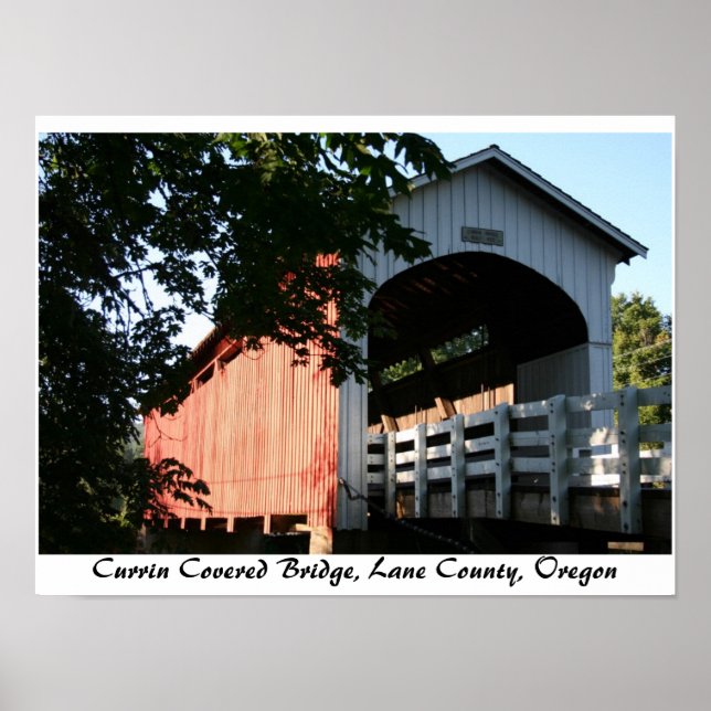 Covered Bridge, Oregon Poster (Vorne)
