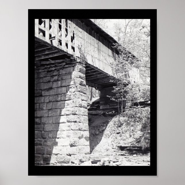 Covered Bridge Poster (Vorne)