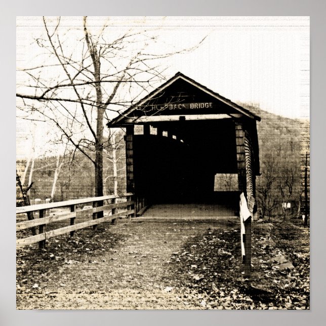 Covered Bridge Poster (Vorne)