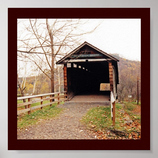 Covered Bridge Poster (Vorne)