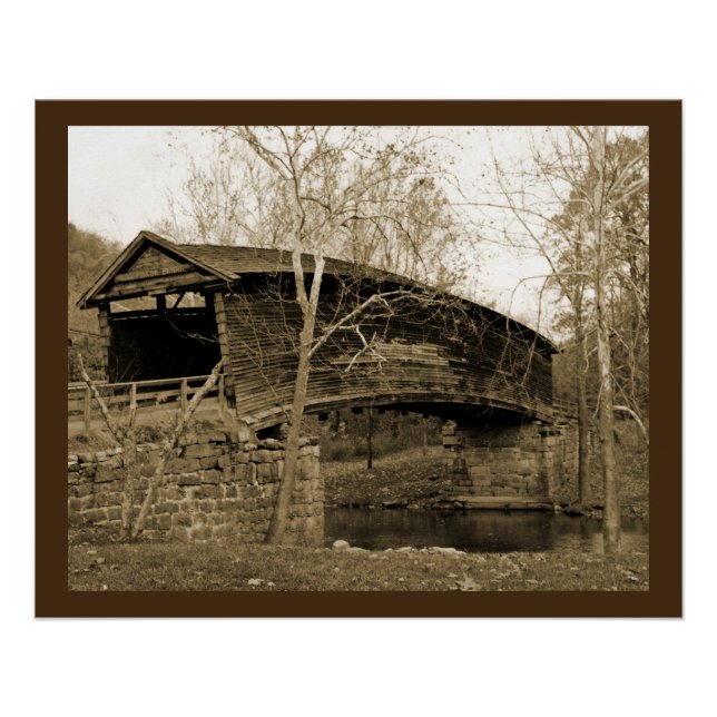 Covered Bridge Poster (Vorderseite)