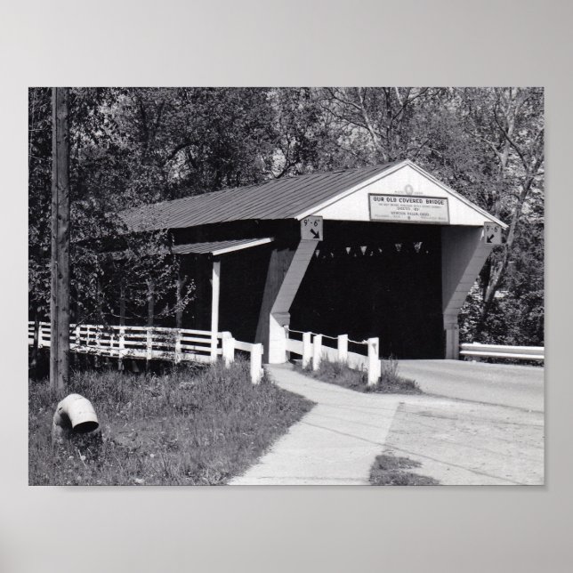 Covered Bridge Poster (Vorne)