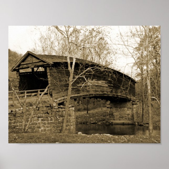 Covered Bridge Poster (Vorne)