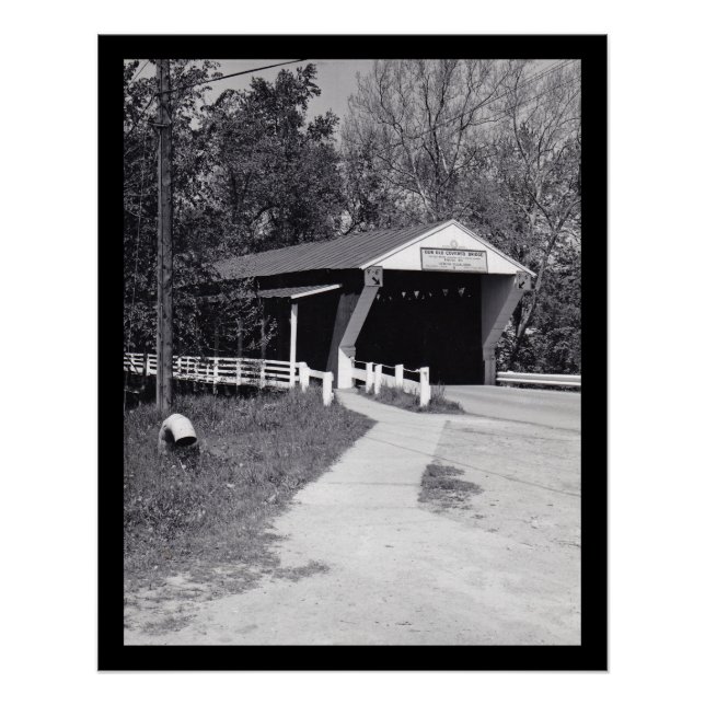 Covered Bridge Poster (Vorderseite)