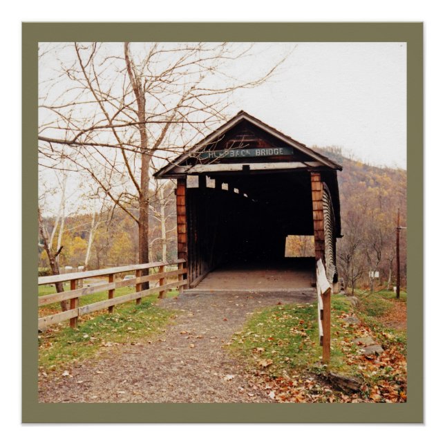 Covered Bridge Poster (Vorderseite)