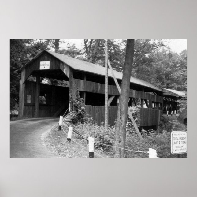 Covered Bridge Poster (Vorne)
