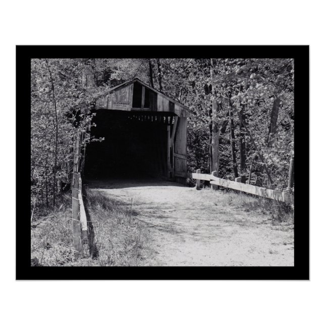 Covered Bridge Poster (Vorderseite)