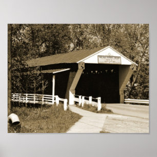 Covered Bridge Poster