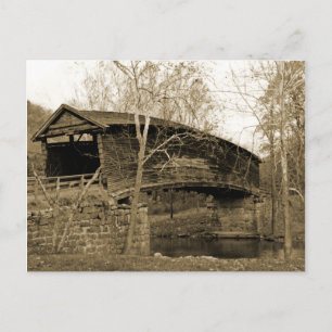 Covered Bridge Postkarte