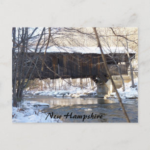 Covered Bridge Postkarte