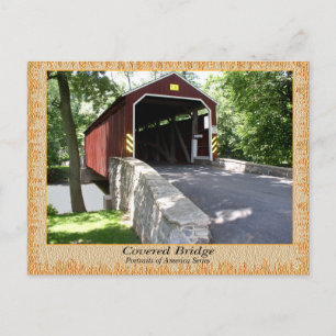 Covered Bridge Postkarte
