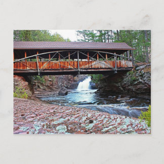 Covered Bridge Postkarte