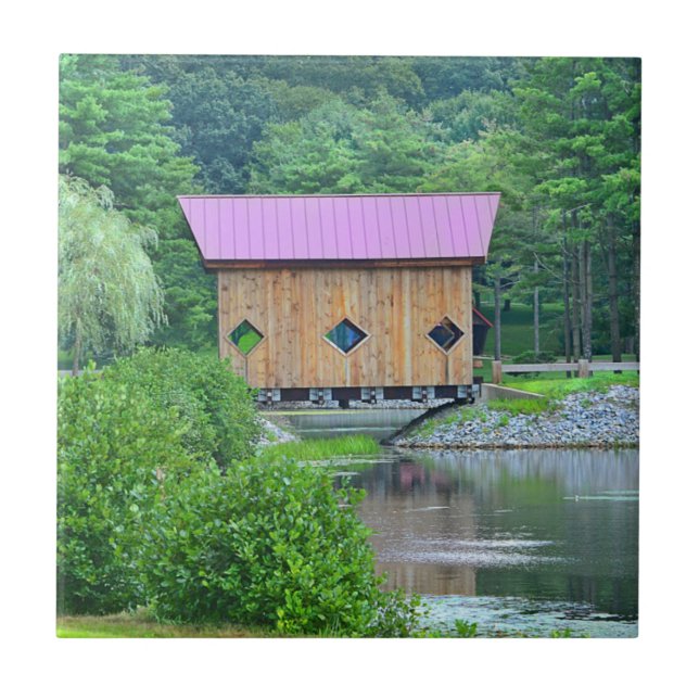 Covered Bridge Tile Fliese (Vorderseite)