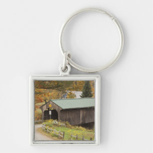 Covered bridge, Vermont, USA Schlüsselanhänger