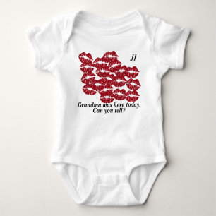Covered in Kisses Customizable Baby Strampler
