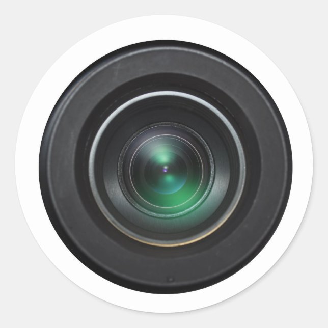 Covertcam Runder Aufkleber (Vorderseite)