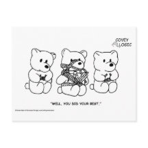 Covey Logic "Do Your Best" Postcard