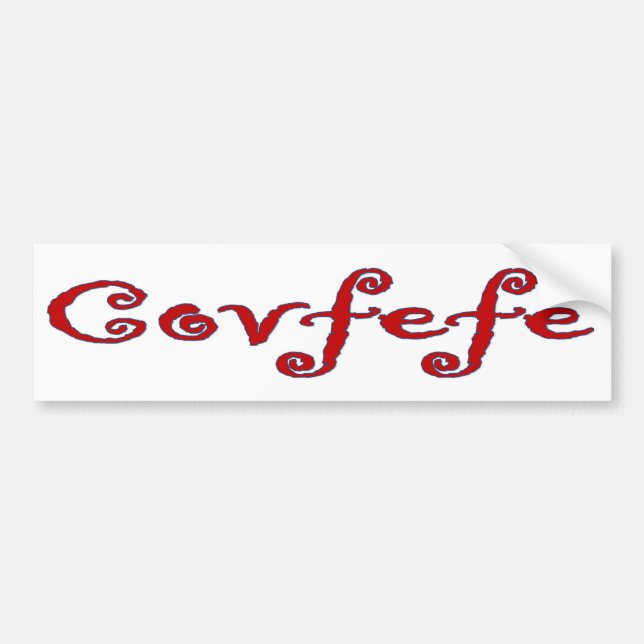 Covfefe Autoaufkleber (Vorne)