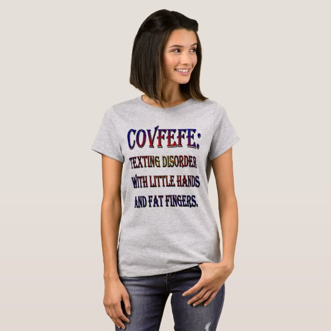 Covfefe Simse Unordnung für winzige Hände Trump T-Shirt (Vorne ganz)