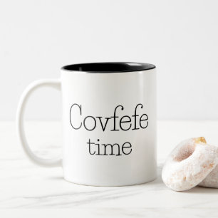 Covfefe Zweifarbige Tasse