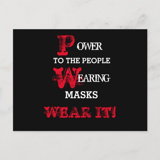 COVID19 POSTCARD POSTKARTE (Vorderseite)