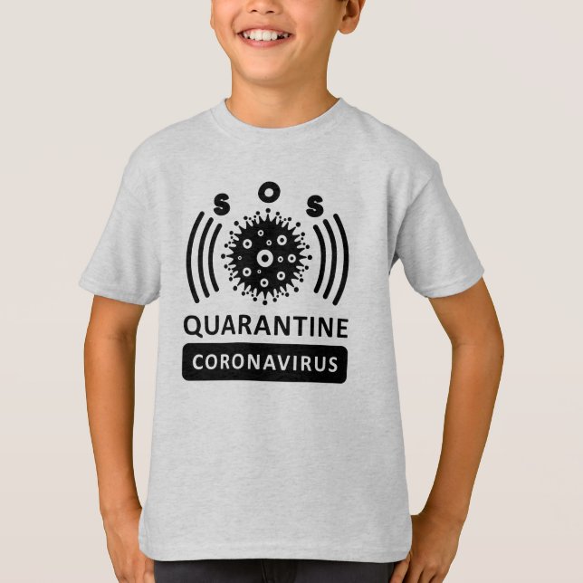 COVID-19 Boys T-Shirt (Vorderseite)