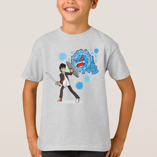COVID-19 Boys T-Shirt (Vorderseite)