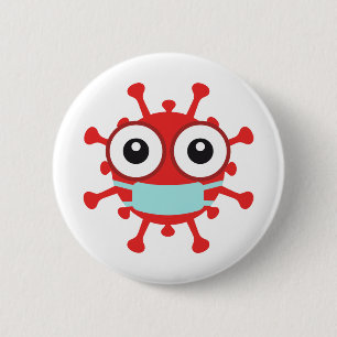 Covid 19 Coronavirus Button