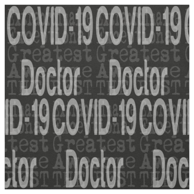 Covid-19 Doktor Extraordinaire Stoff (Muster)