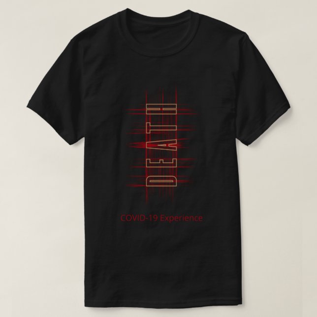 COVID-19 Erfahrung, Virus, Tod, Red & Gold T-Shirt (Design vorne)
