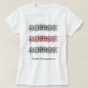 COVID-19 Erlebnis, angepasste Schwarzvirus-Sorgfal T-Shirt