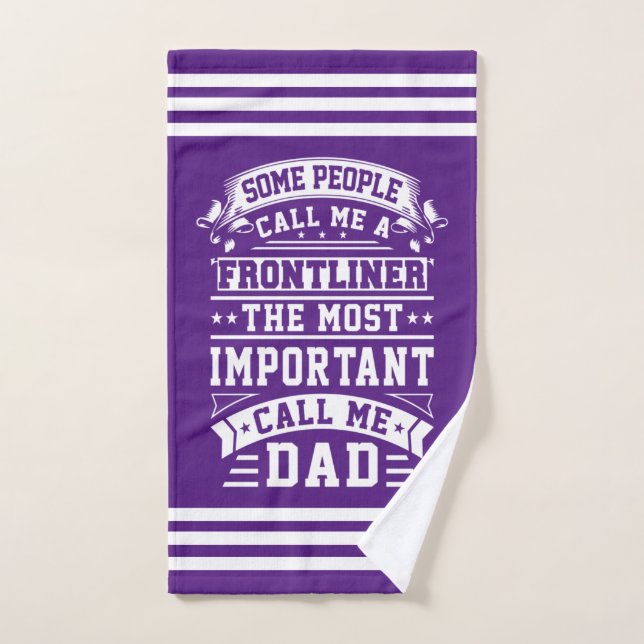 COVID 19 Frontliner Geschenk, das einige Leute mic Handtuch (Handtuch)