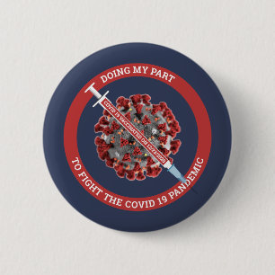 Covid 19 Impfstoffvorlage Button
