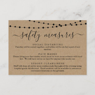 Covid 19 Sicherheitsmaske — Informationen über soz Begleitkarte