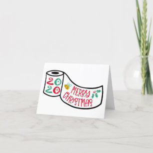 Covid Christmas Spaß Toilettenpapier 2020 Feiertagskarte