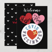 Covid geimpft | Welcome Kisses Hugs Valentine