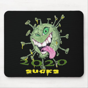 Covid-ist zum Kotzen Mousepad