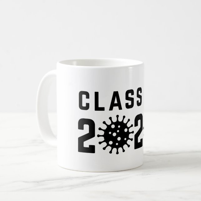 Covid-Klasse 2020 Tasse (Vorderseite Links)
