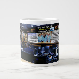 Covid. Kriegszimmer Jumbo-Tasse